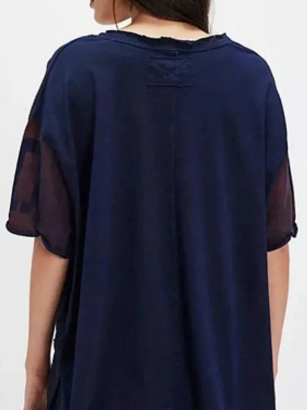 NWT Free People Laid Back Tee in Valiant Poppy - Picture 2 of 3